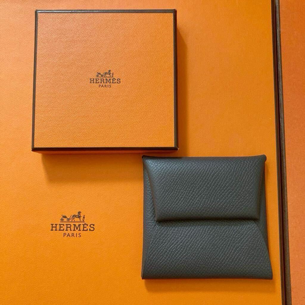 ☆新品未使用・エルメス バスティア 寄せ コインケース ゴールド 箱  