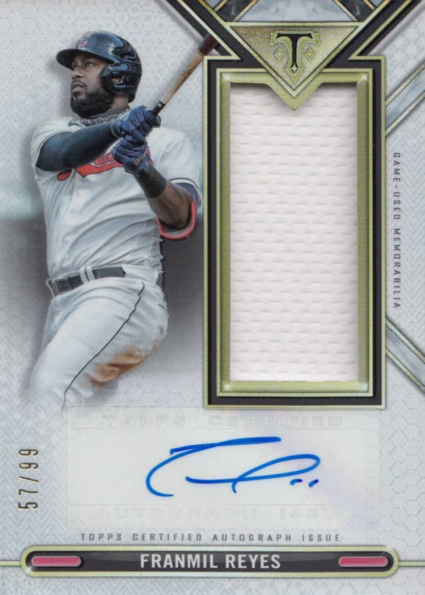 フランミル・レイエス Franmil Reyes 直筆サインカード 2022
