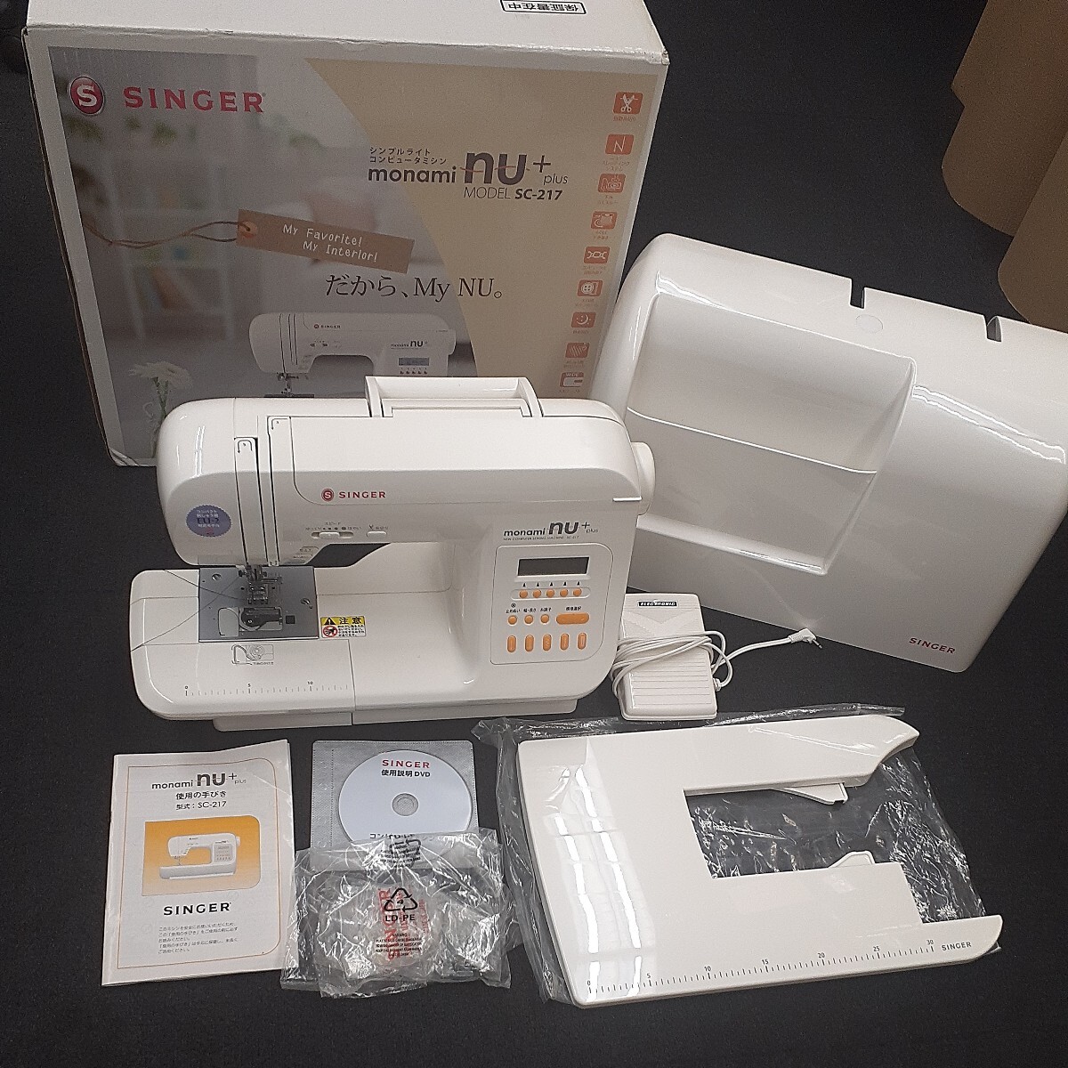 ［igo's］【美品】シンガー　ミシン　monami nu＋ SC-217 シンガー ミシン monami nu＋ SC-217