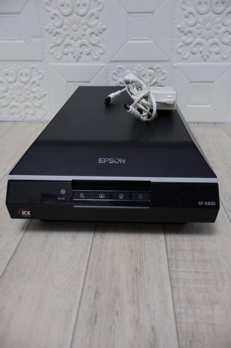 G0690(RK) Y EPSON A4対応 フラットベッドスキャナー GT-X830 ( AC
