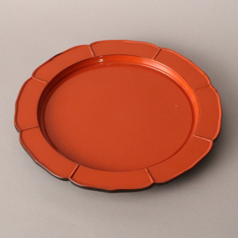 e2897 川端近左 松ノ木溜 青海盆 共箱 而妙斎 宗匠 菊御自画 花押