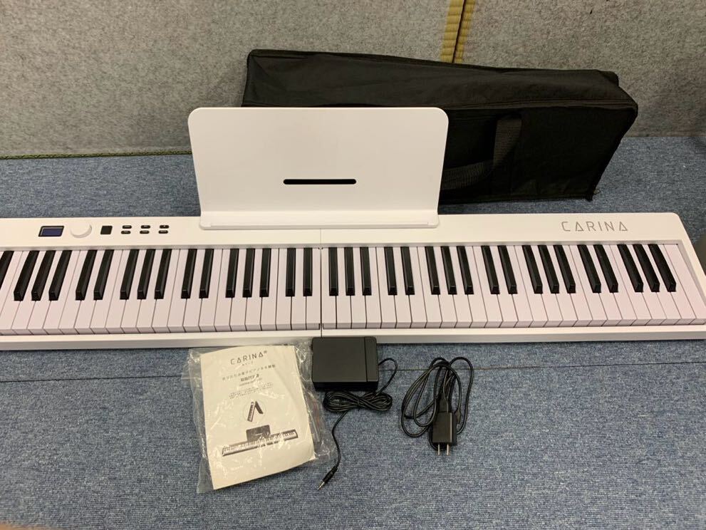 CARINA カリーナ 折りたたみ電子ピアノ 電子キーボード 88鍵盤 CARINA