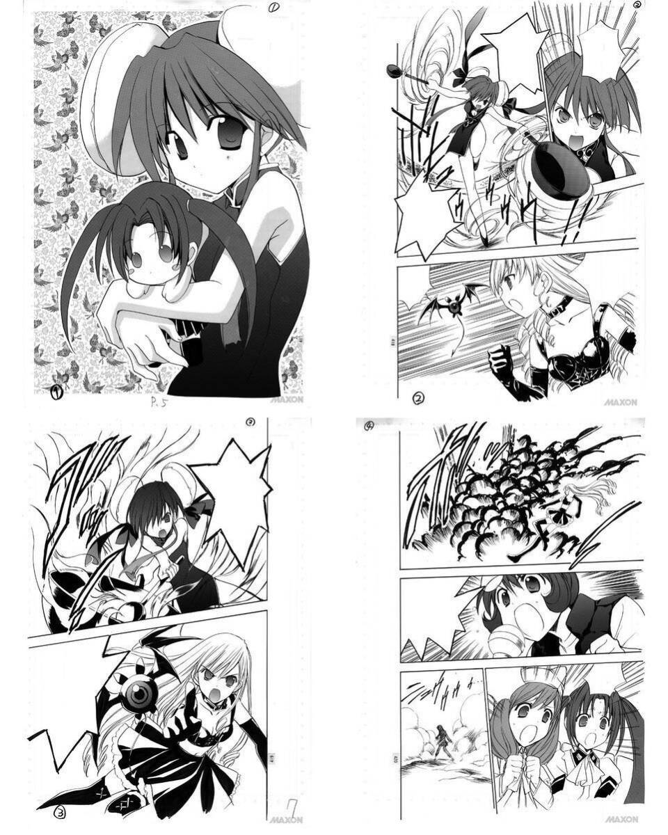 未使用】手描きイラスト 【モノクロ漫画原稿24ページ3】【ウルトラ
