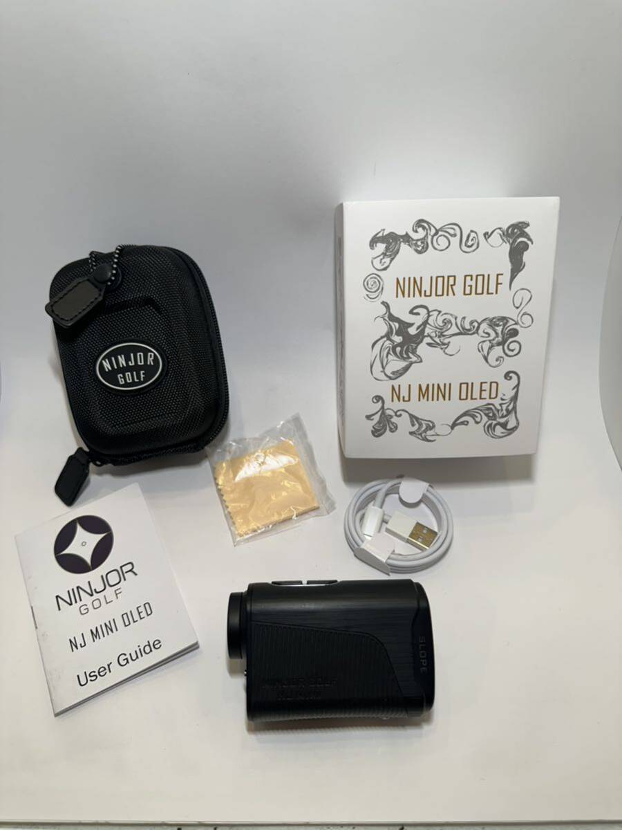 美品NINJOR GOLF NJ すくない MINI OLED レーザー距離計3点間計測