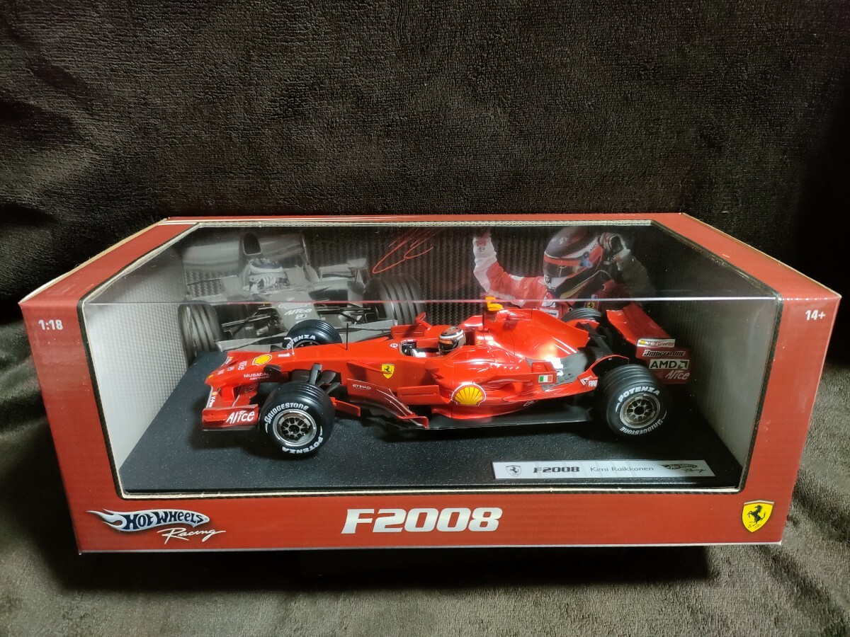 F1 フェラーリ F2008 キミ ライコネンケースは ミニチャンプス