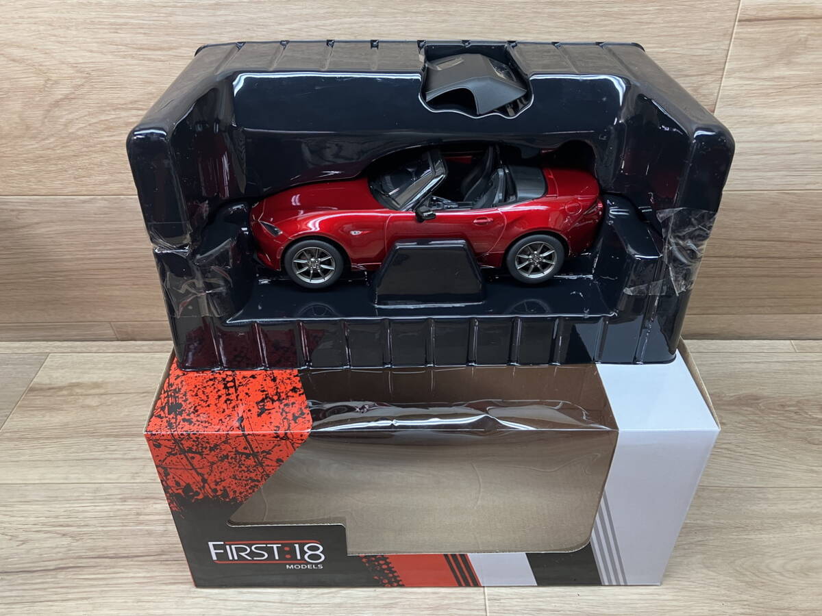 First18 1/18 マツダ ロードスター 2015 Red F18-017【10