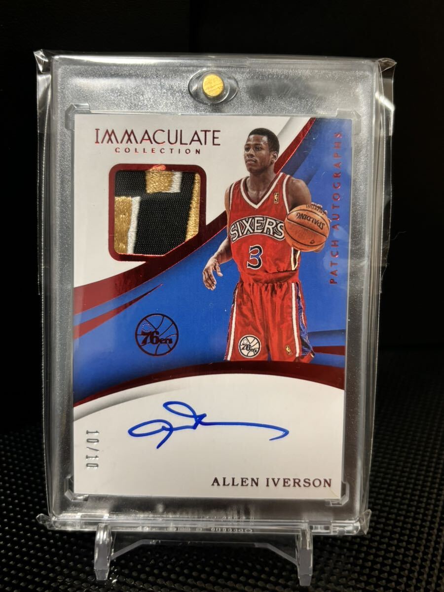 NBAカード　アイバーソン　サインカード NBA ALLEN IVERSON AUTO サイン カード アイバーソン NBA ALLEN