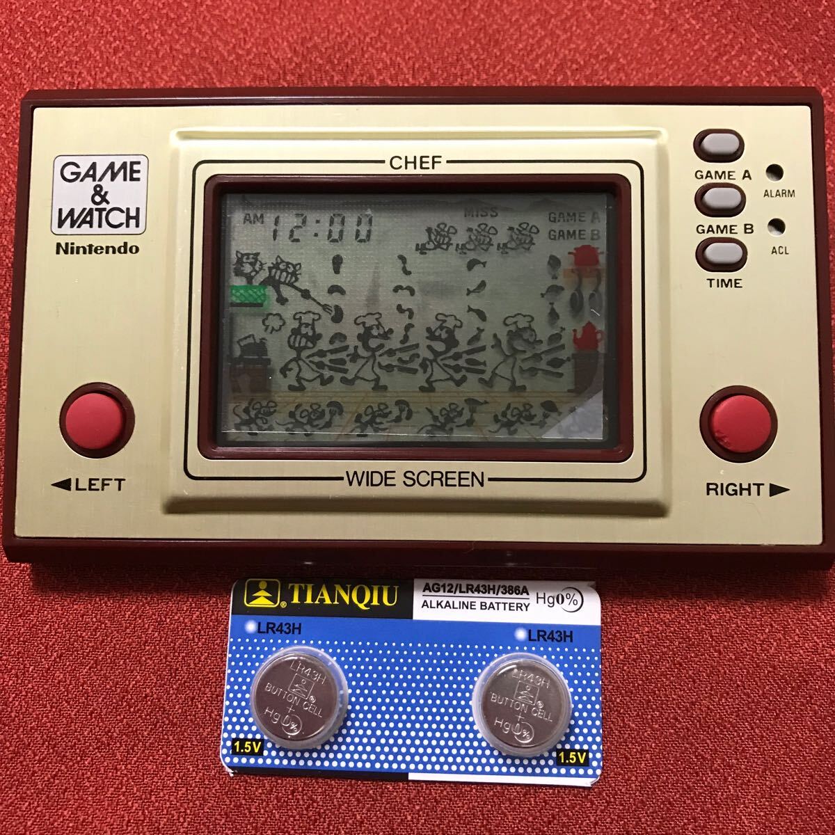 箱・取扱説明書あり 作動確認済み】任天堂 ゲーム&ウォッチ オクトパス