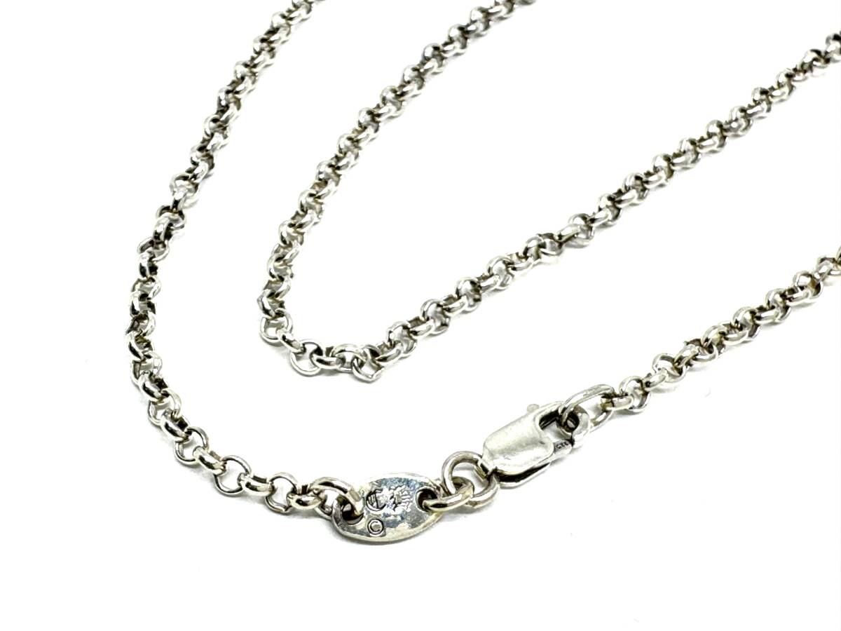 クロムハーツ ロールチェーン ネックレス 16インチ 41㎝ シルバー 925