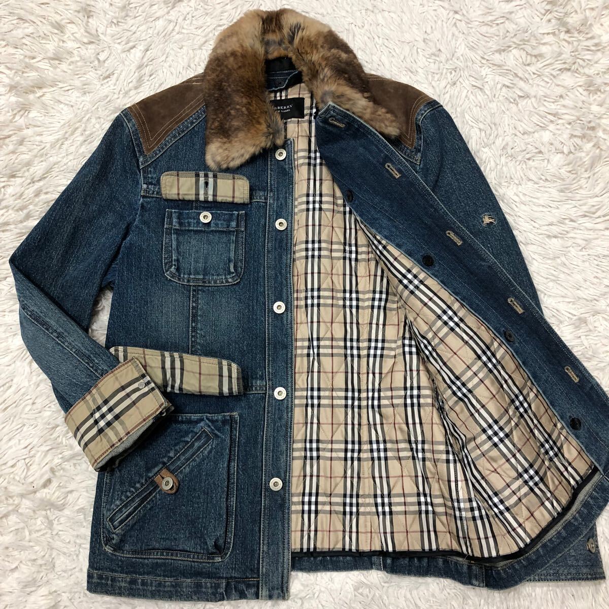 BURBERRY BLACK LABEL デニムカバーオール