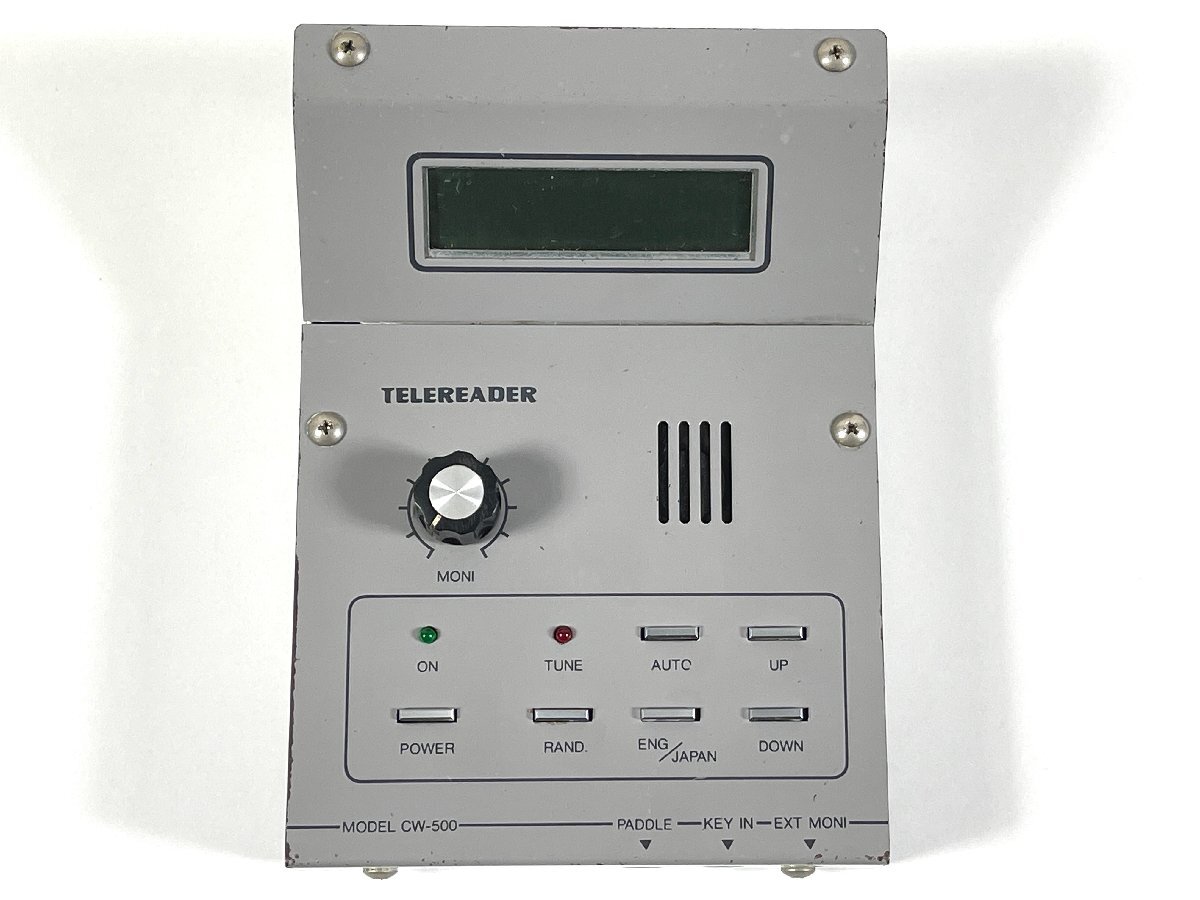 無線】 タスコ CW解読器 Tereleader CW-600 無線】 タスコ CW解読器 Tereleader CW-600