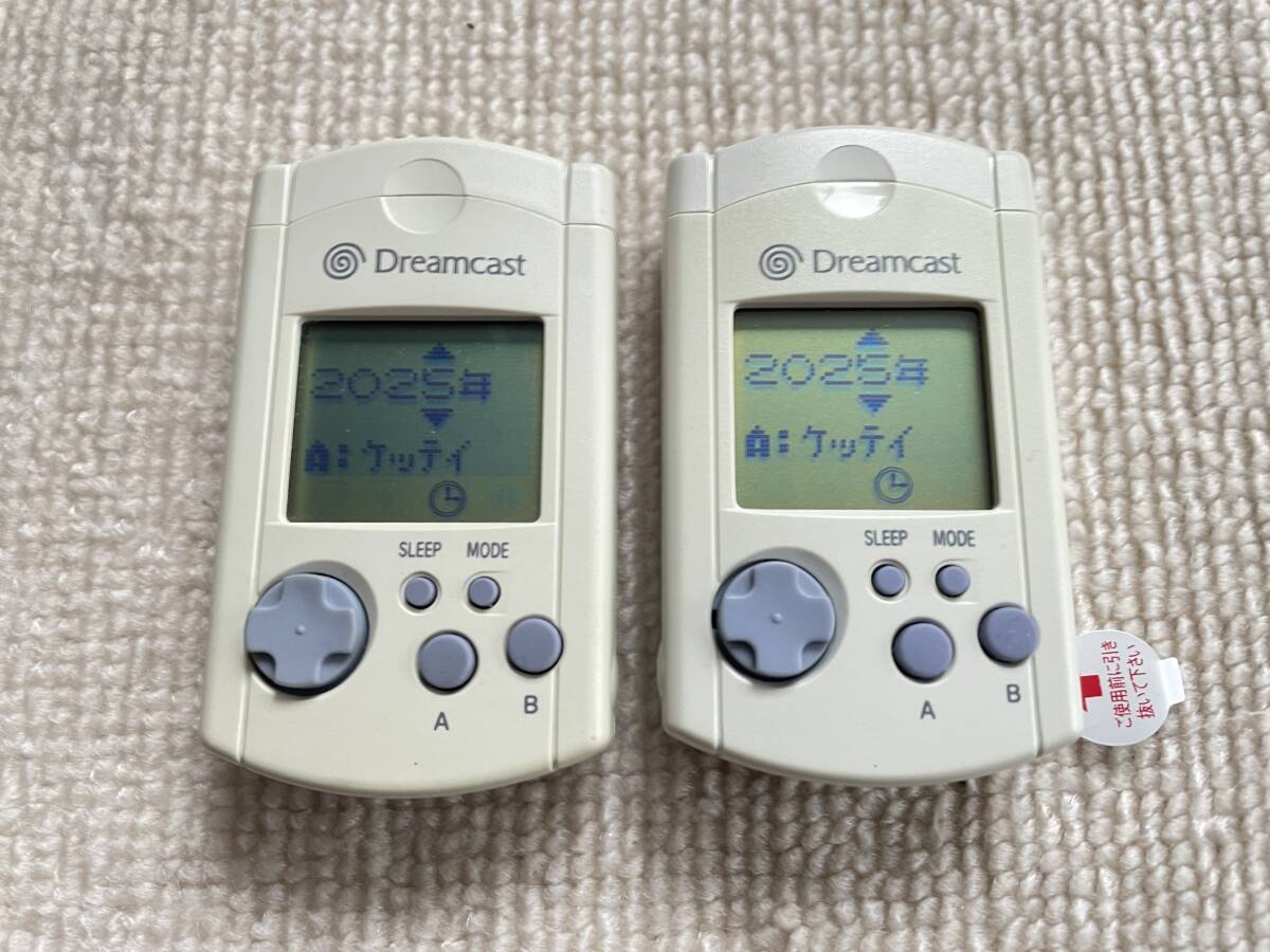 新品未使用】ドリームキャスト ドリキャス ビジュアルメモリとゲーム 