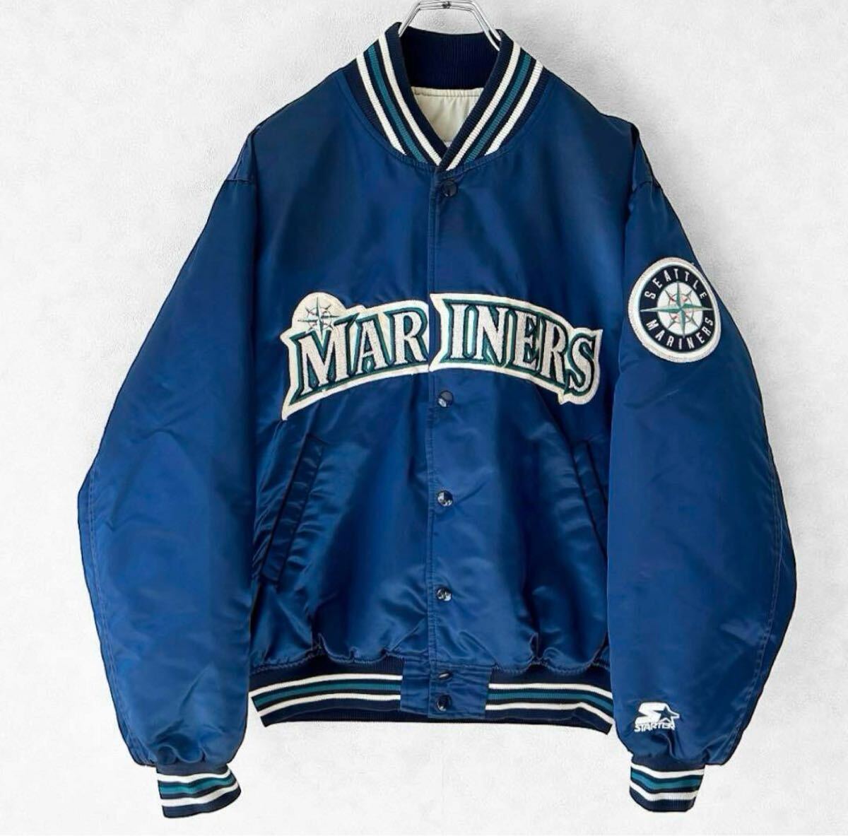 スターター 90s USA製 ビンテージ ドジャース スタジャン 野茂 M