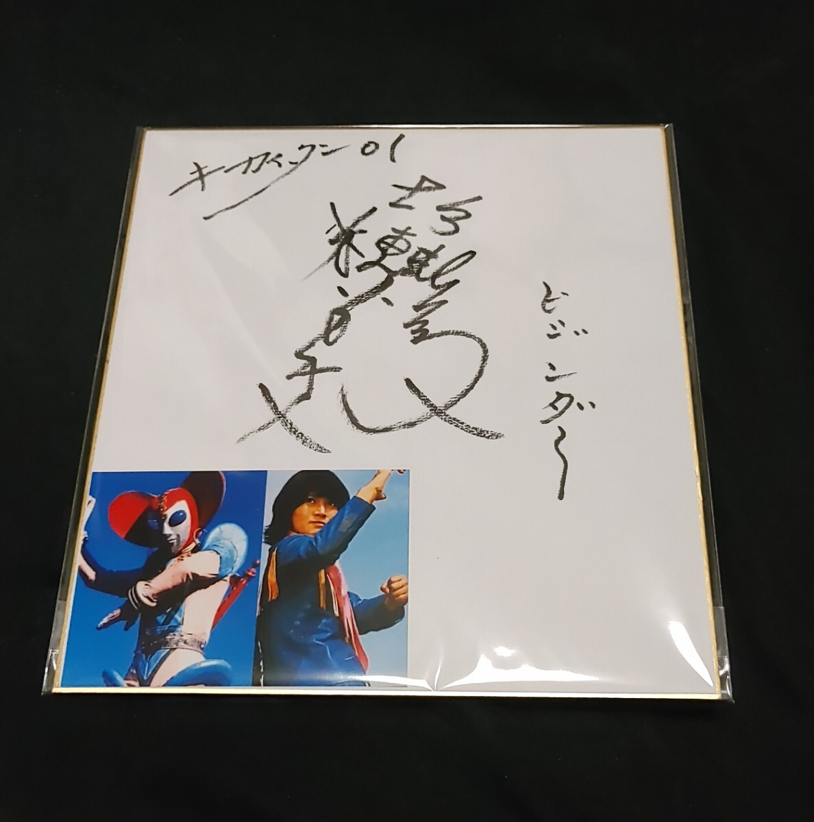 志穂美悦子サイン色紙