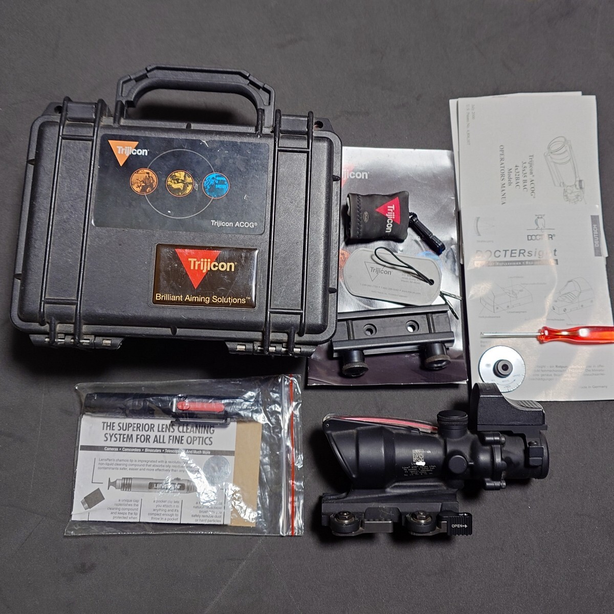 実物 トリジコン Trijicon tripower armsマウント