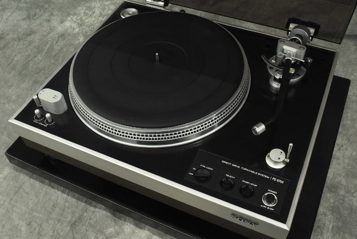 1977年製のソニーPS-4750ダイレクトドライブターンテーブル : r SONY