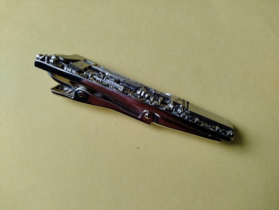 天賞堂　蒸気機関車　【SLネクタイピン×1　】　鉄道タイピンの2番目の画像