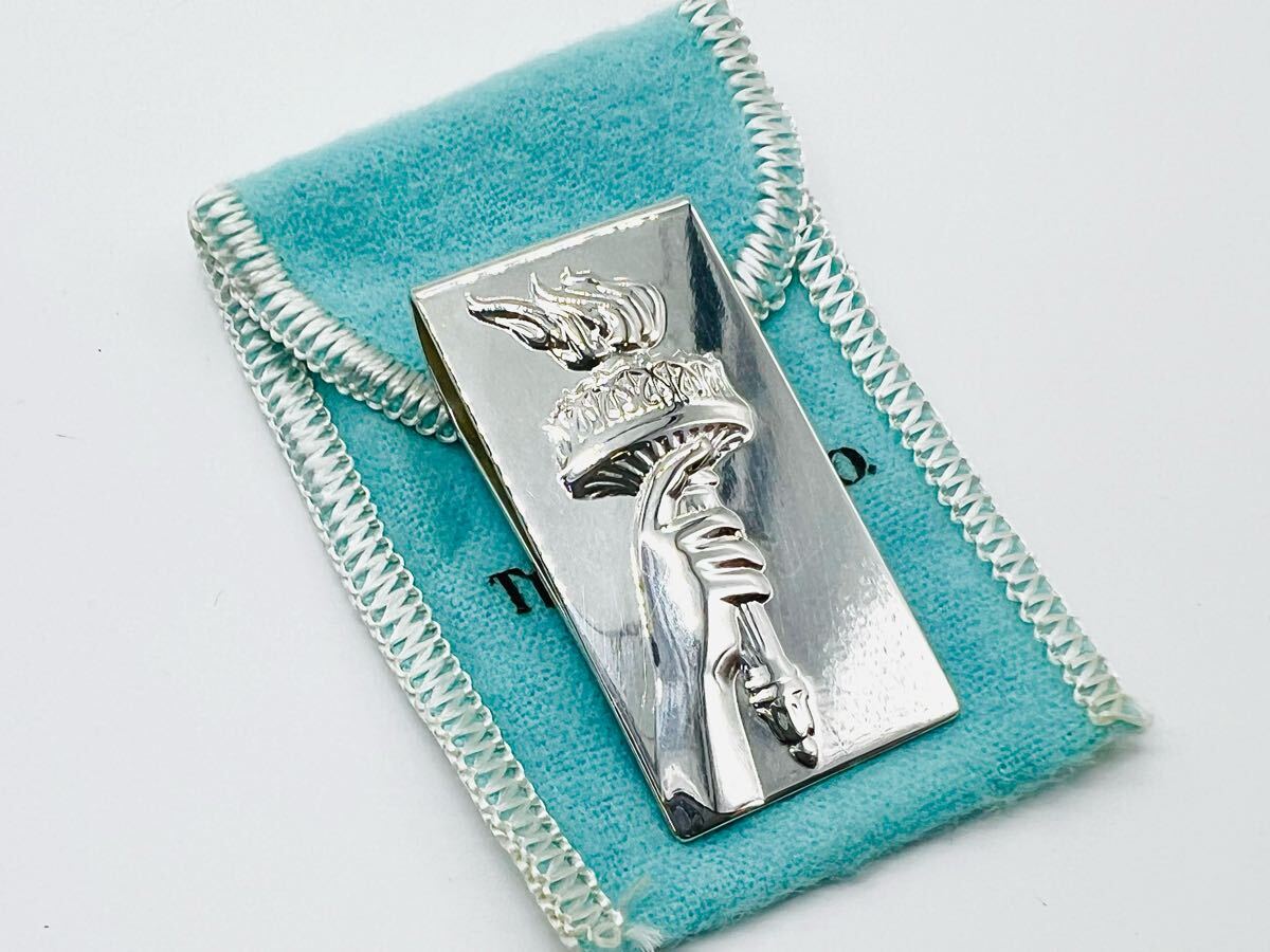 【希少】ティファニー 聖火 マネークリップ 5514 Tiffany & Co. - Tiffany ヴィンテージ 聖火 マネークリップ