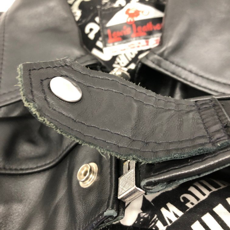 666 ライダース　ドミネーター　シングル Lewis Leathers - ルイスレザー 666期 青羽タグ ドミネーター