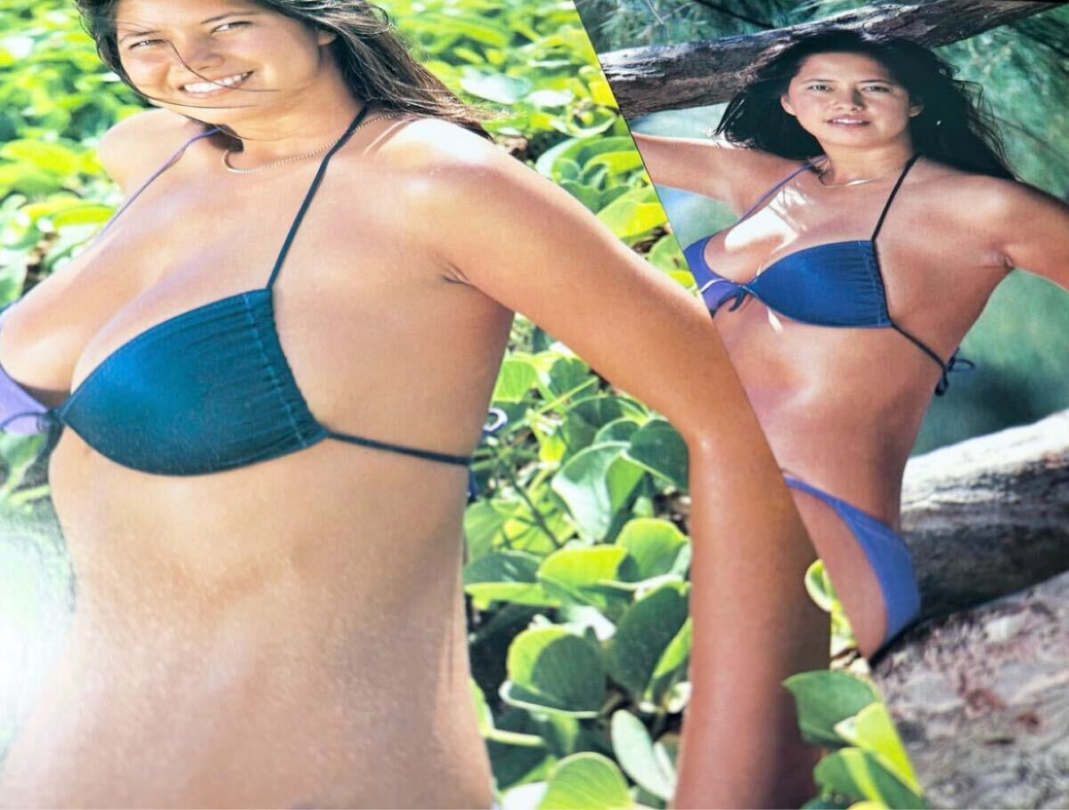 かとうれいこポスター B2 アサヒスーパードライ水着 かとうれいこ 水着