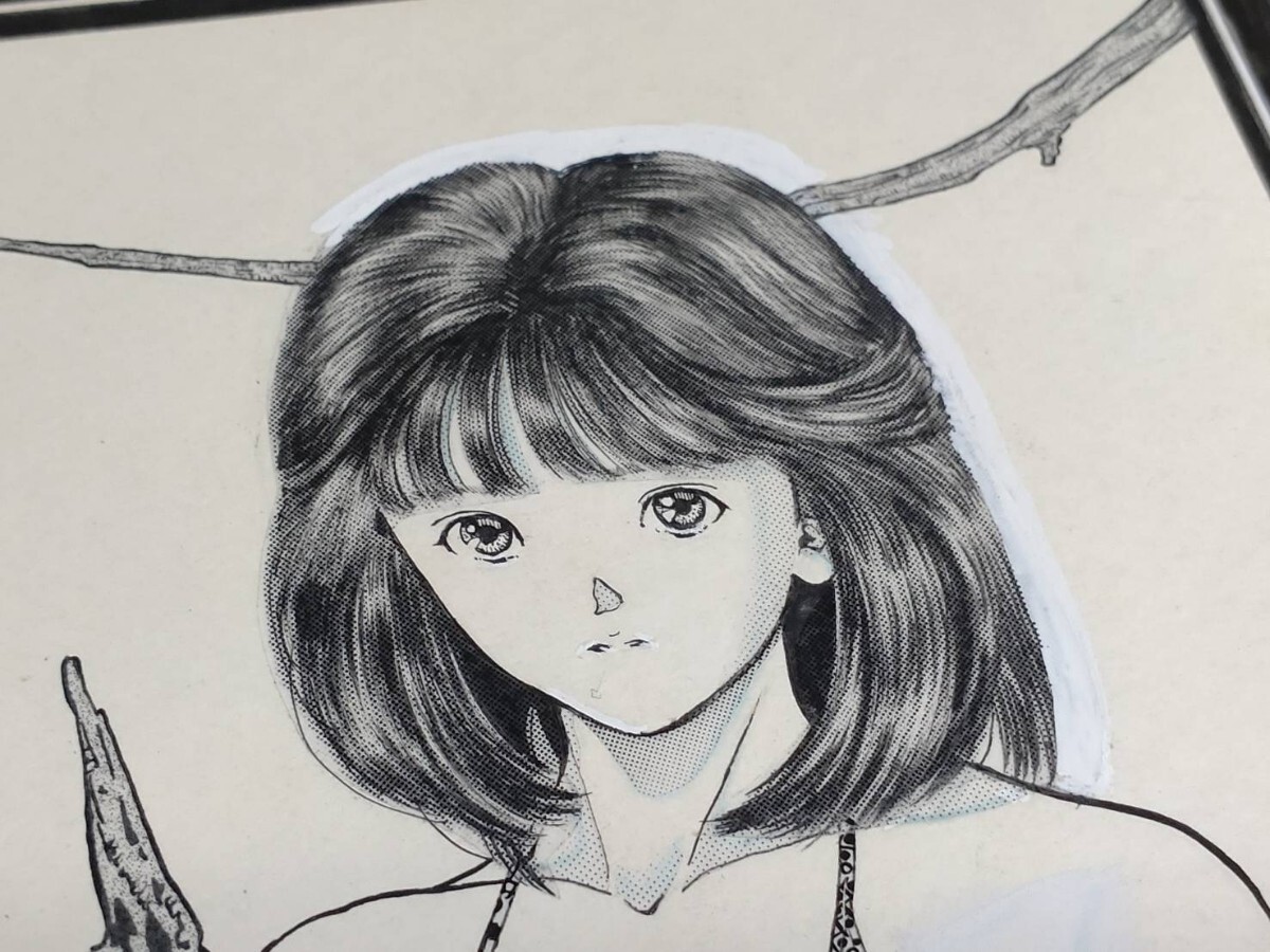 ☆真作保証☆肉筆 生原稿☆桂正和 電影少女 早川もえみ