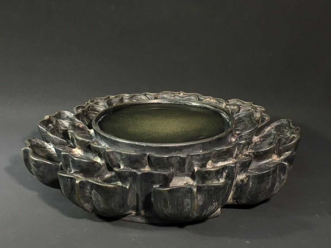 時代漆器 内金梨地 夜桜金蒔絵 硯箱一式 水滴/硯/書道具 筆墨紙硯 2025