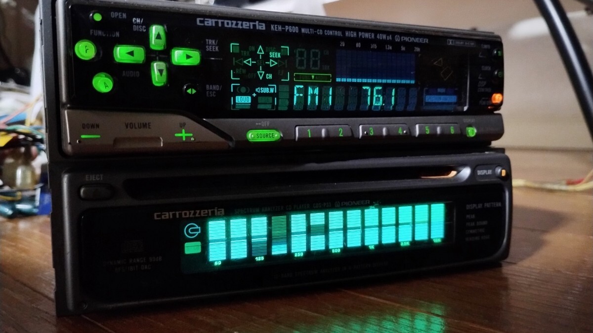 希少 KPX-888 PIONEER Carrozzeria スペアナ ロンサムカーボーイ 旧車