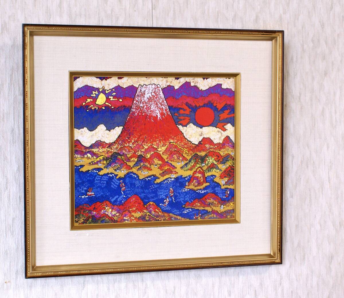 送料無料○油彩画□作家；大澤 扶二子○題；美しきつる薔薇