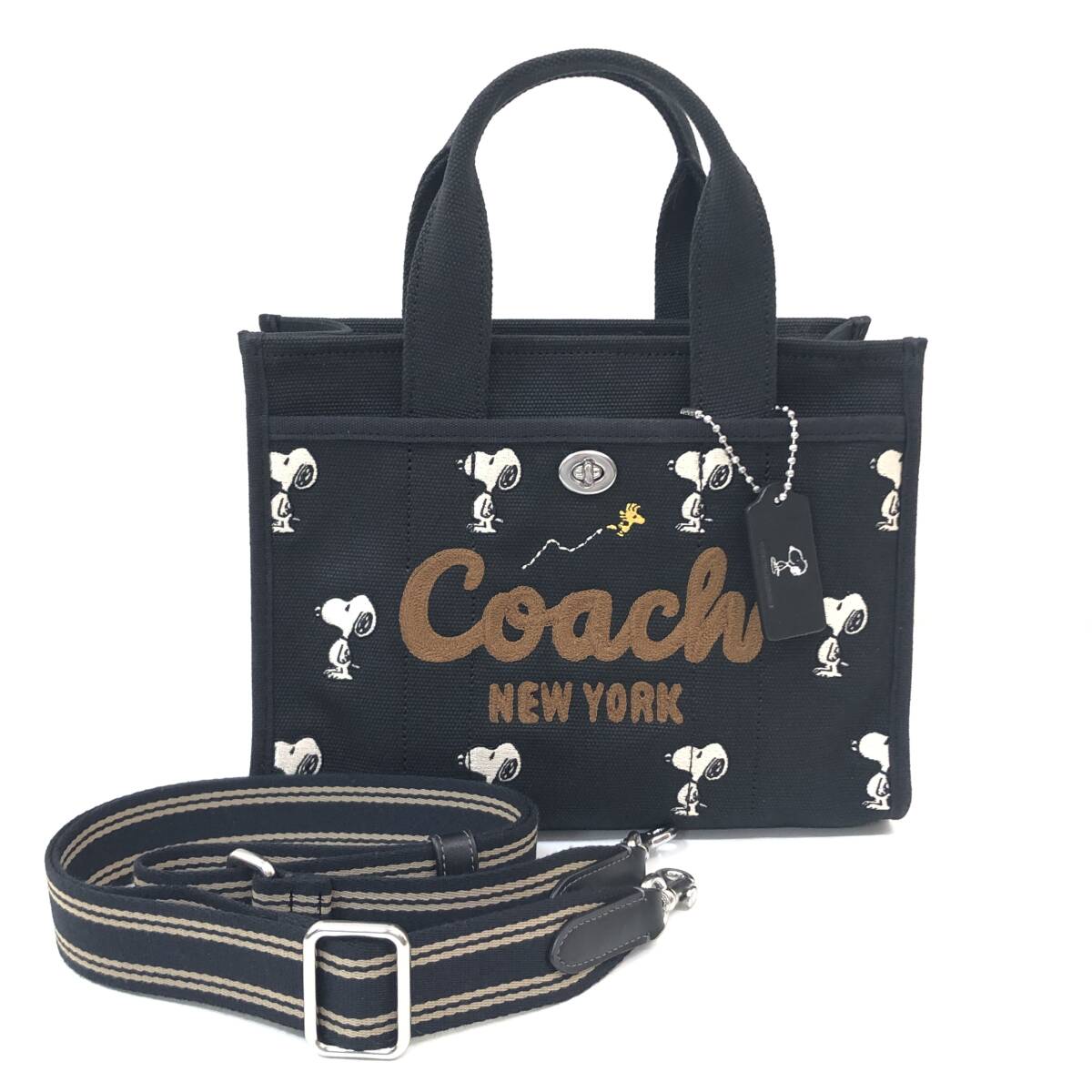 コーチハンドバッグ C6164 チョークCOACH X PEANUTS 2WAY コーチCOACH ハンドバッグ 6164 チョークCOACH X PEANUTS