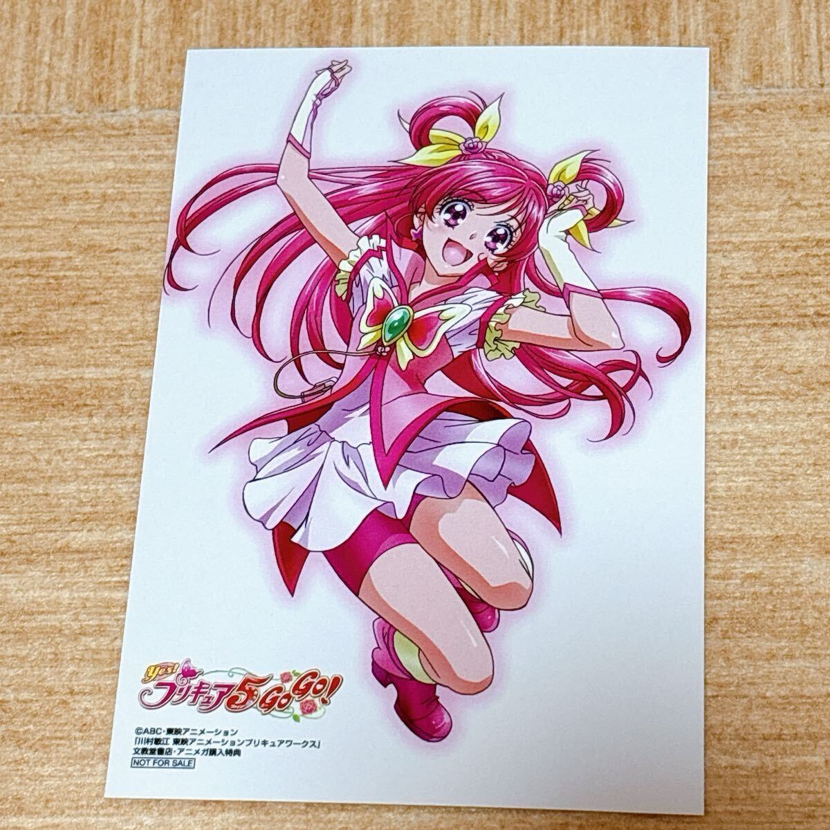 馬越嘉彦プリキュアワークス 特典ポストカード キュアブロッサム ハートキャッチ プリキュア 改正版 馬越嘉彦 アニメーション