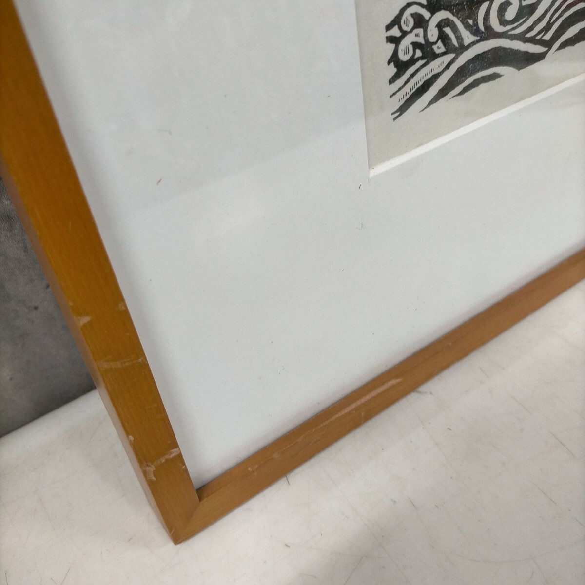 中古】川上澄生 「初夏の風」、限定希少画集より、新品高級額装