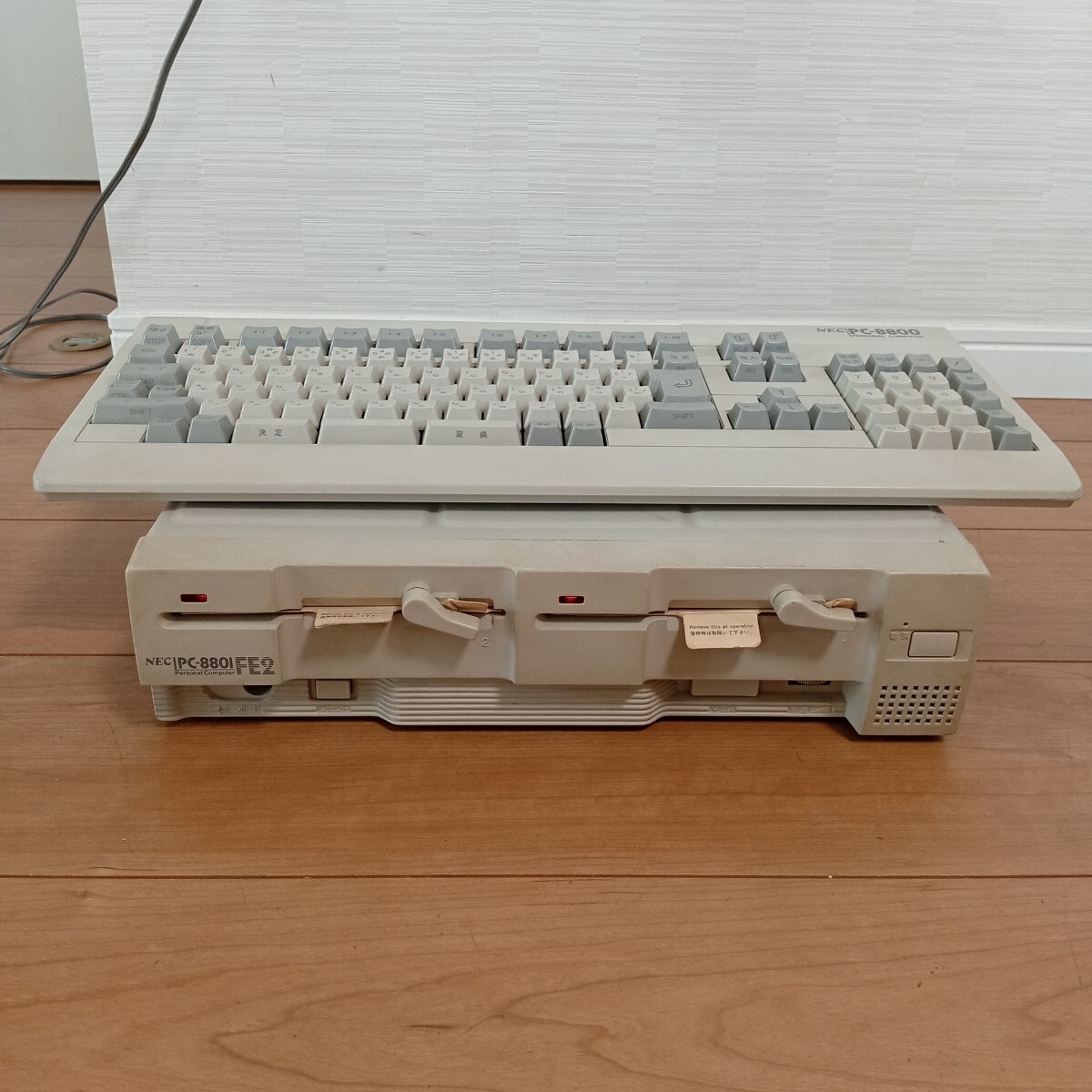 NEC PC-8801MC 本体 キーボード 動作確認 NEC PC-8801MC 本体 動作確認