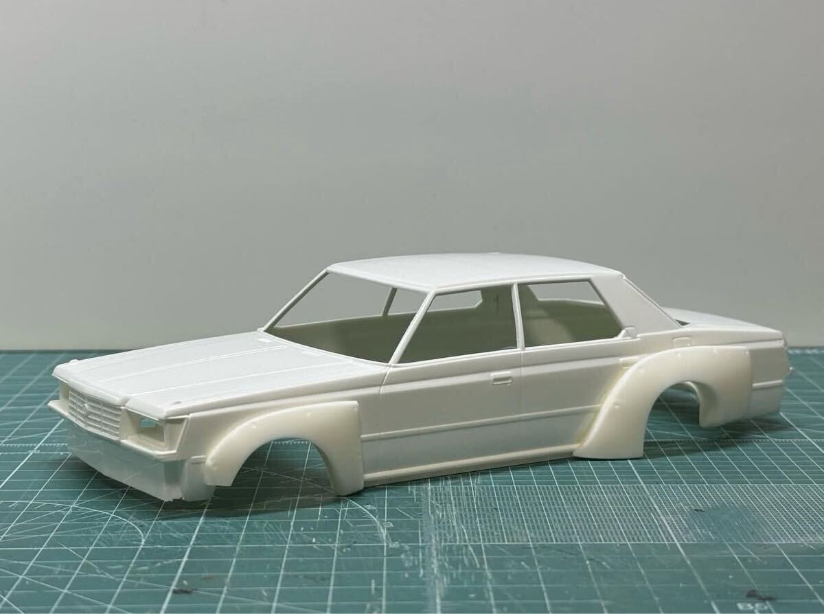 1/24プラモデル完成品　ブタケツ　ローレルチバラギ仕様　改造車　街道レーサー 1/24プラモデル完成品 ブタケツ ローレルチバラギ仕様 改造車 街道