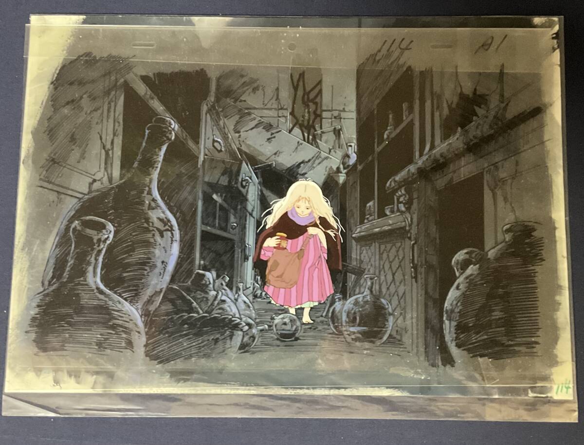 希少☆セル画☆OVA 天使のたまご☆天野喜孝 押井守 T-9164☆ 昭和60年