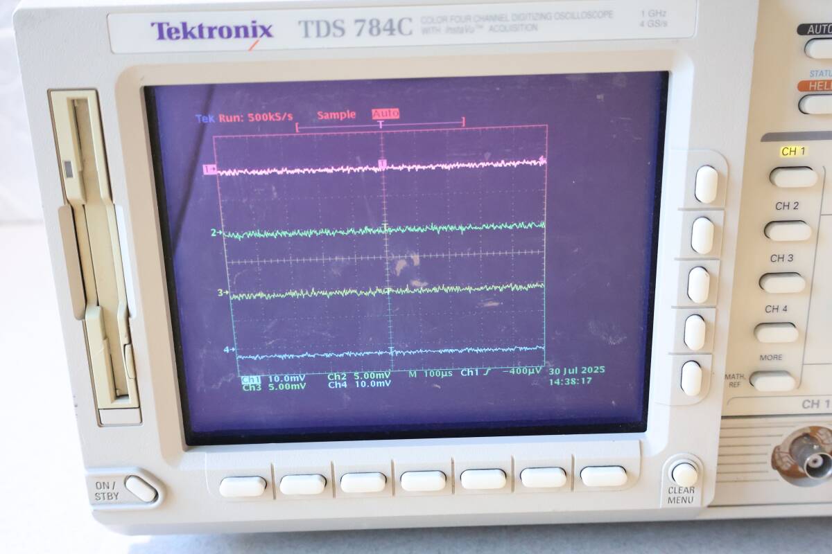 【やや傷や汚れあり】BV153 L Tektronix/テクトロニクス TDS784C Opt.13/1F/1M/2F デジタルオシロスコープ ...