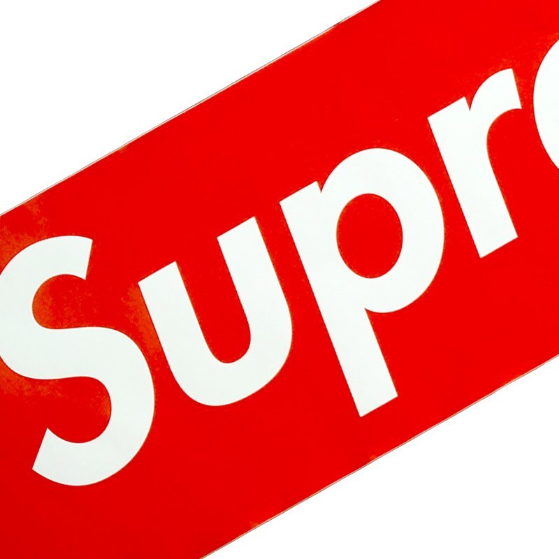 Supreme 07AW Buffalo Check BoxLogo ステッカー Supreme Box Logo