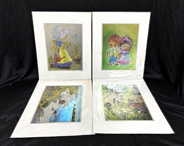 新品】昭和レトロ HOLLY HOBBIE ホリーホビー ハンカチ 5種セット