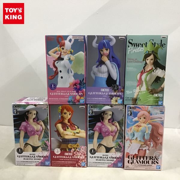 1円〜 未開封 ONE PIECE GLITTER &amp; GLAMOURS しらほし姫、Sweet Style Pirates ニコ・ロビン 等の1番目の画像