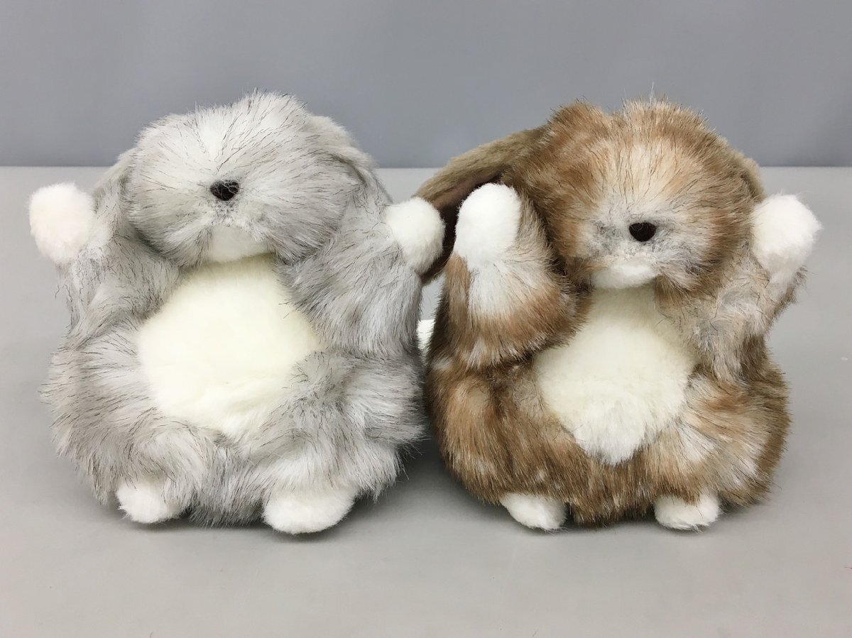 中古】◇猫のぬいぐるみ 2体組 ララベイビー モンスイユ MONSEUIL mon