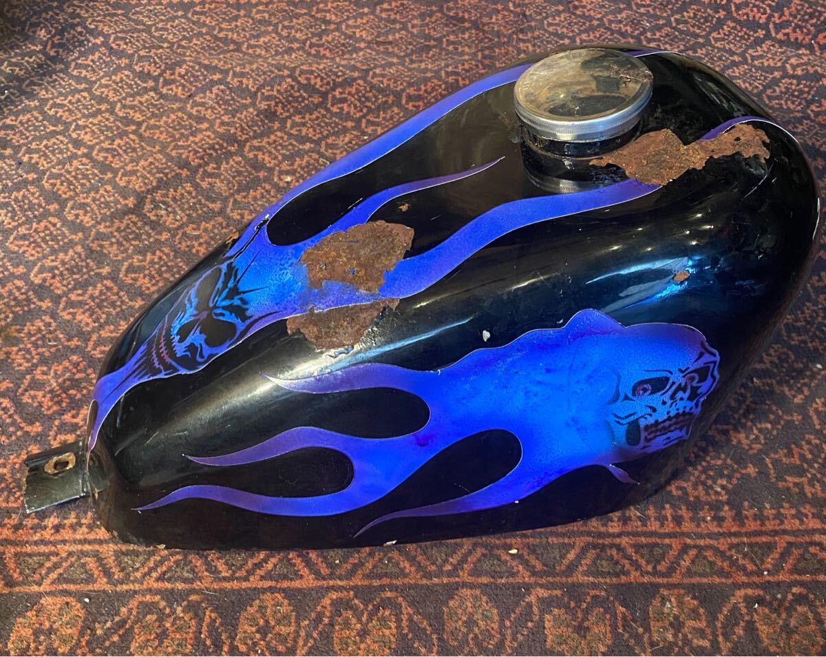 スポーツスタータンク カスタムペイント エイジング塗装 フレイムス