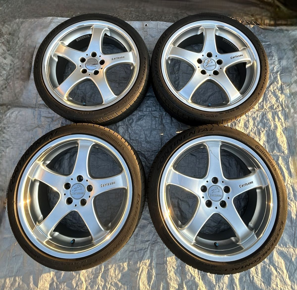 Sクラス W221 カールソン Carlsson オーバル 左右4本出しマフラー 