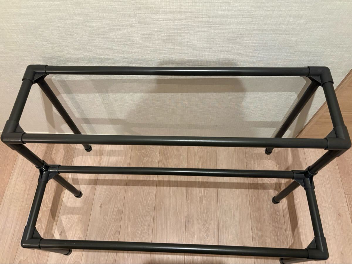 メダカ飼育ラック 3段8個 NV専用設計 めだか 棚 盆栽 庭 多肉 メダケース
