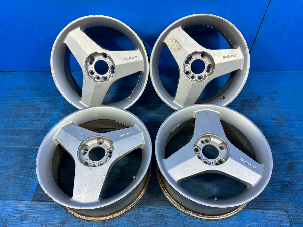 Selbach セルバッハ 社外ホイール 16インチ 4本 7J4H/5HPCD114.3+38 マルチ 希少 当時物　(VHA477) Selbach セルバッハ 社外ホイール 16インチ 4本 7J4H/5HPCD114.3+38
