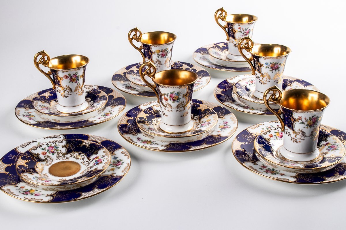K02044【英国 COALPORT コールポート】陶花 フラワーバスケット 花