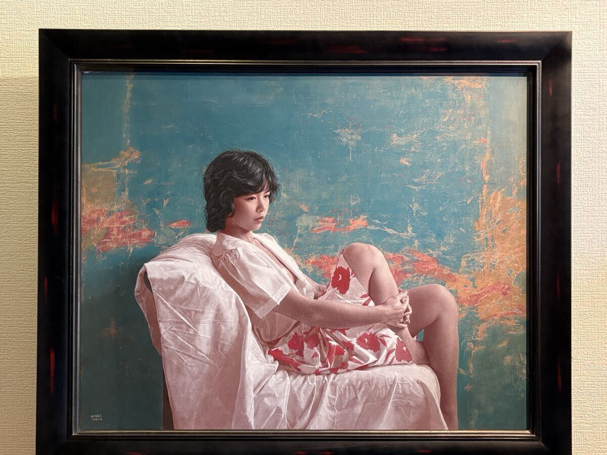 真作】【WISH】萩原義雄 「静物」15号 大作 油彩 1989年作 ◇写実名品