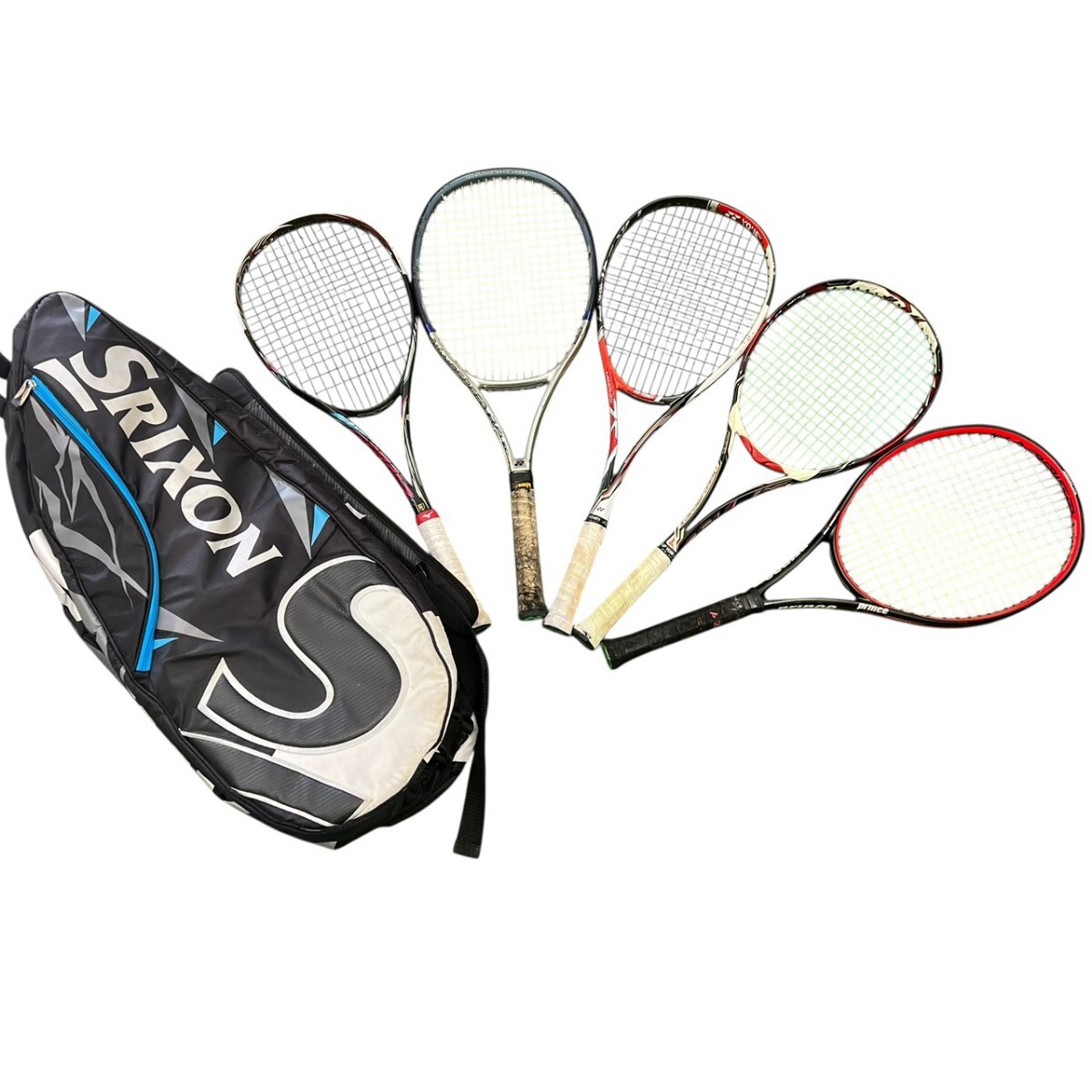 中古】赤ラケ YONEX RDTi70 Long OVER SIZE UL2/RDTi70 Long SL3 3本