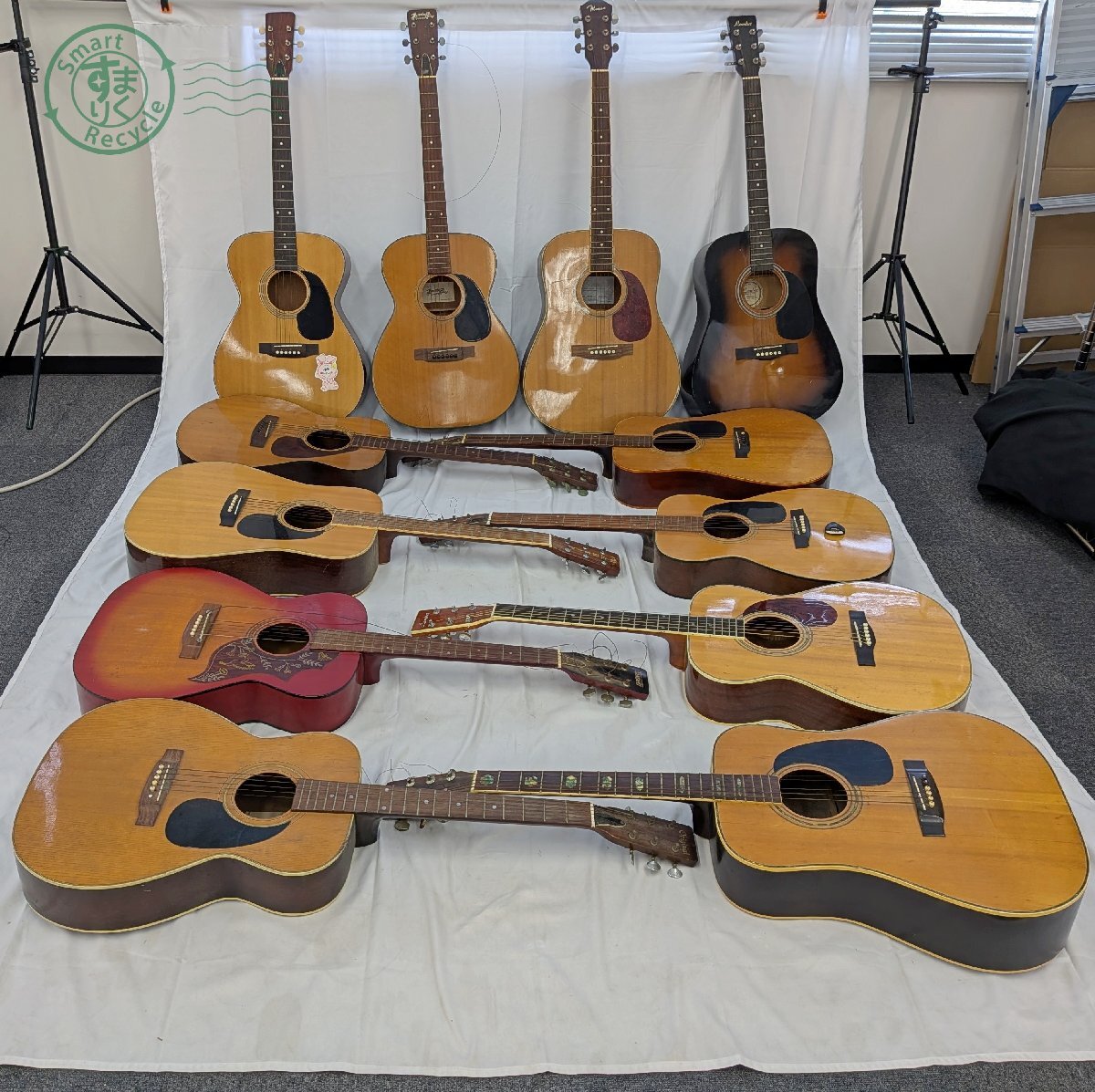 中古☆Lumber / ランバー LF3 PBL アコースティックギター 水色☆1円
