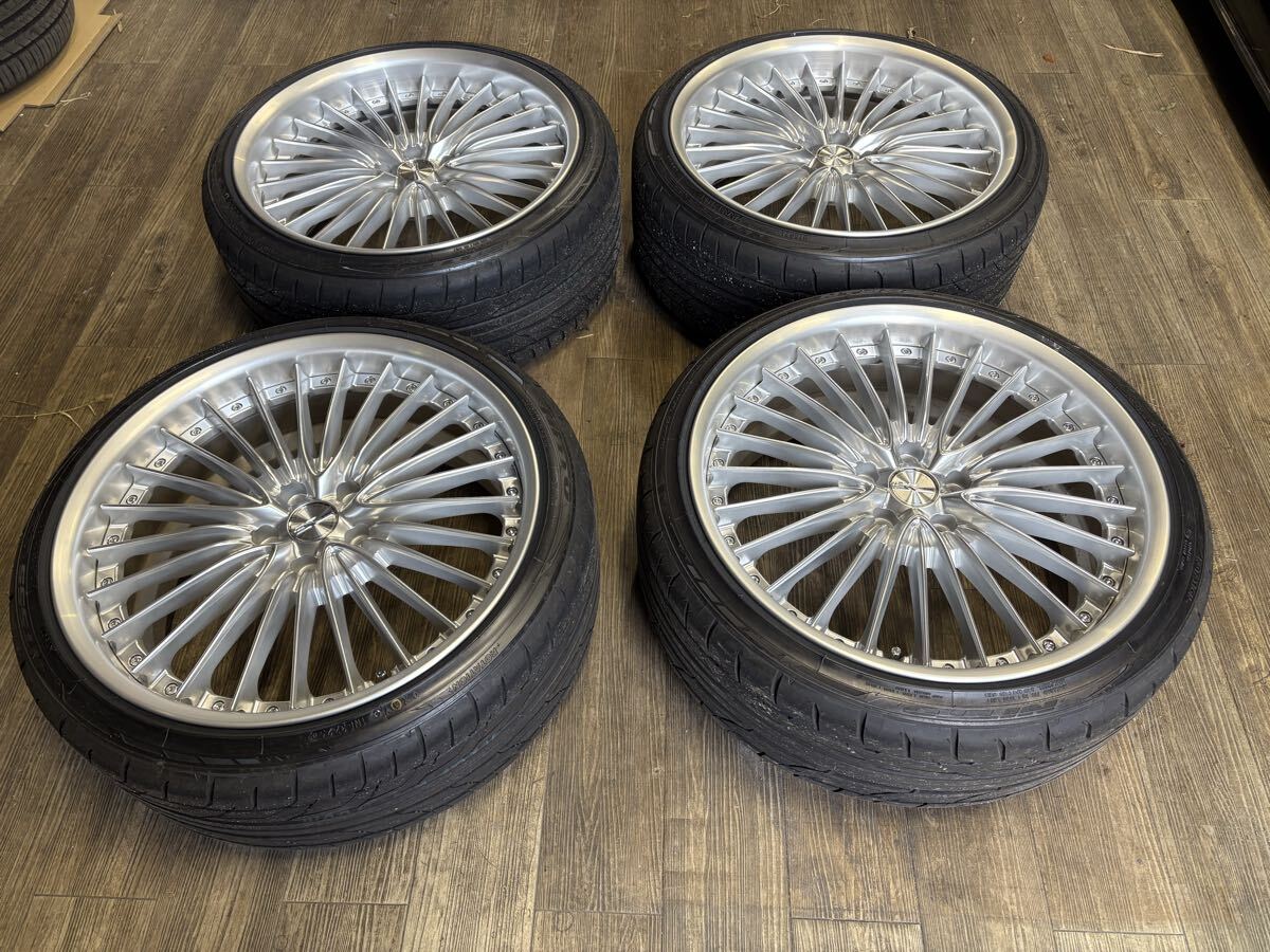 中古美品21インチ21インチ WORKシュバートSC4 ステップリム深リム(9J 