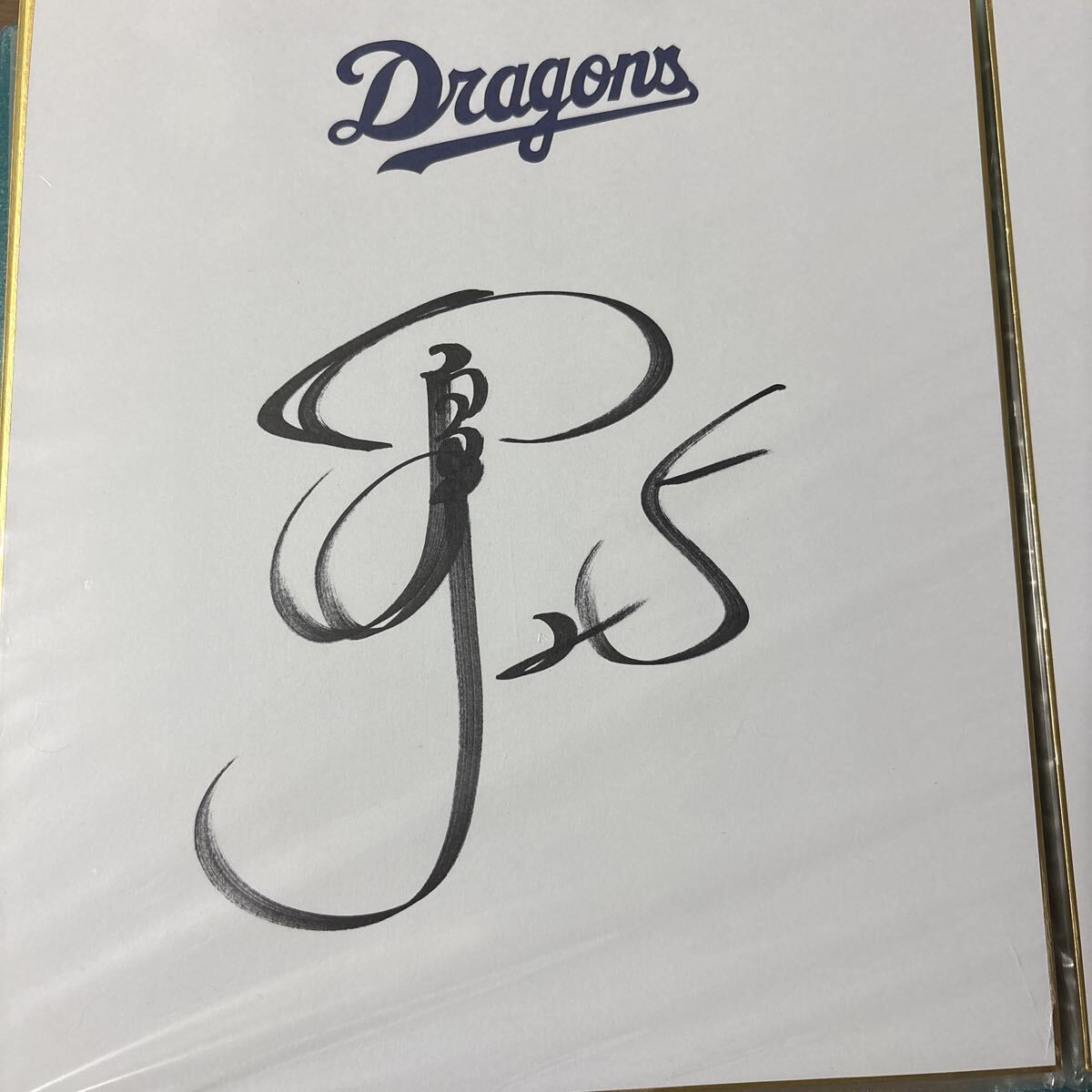新品】中日ドラゴンズ 石川昂弥 直筆サイン ロゴ色紙の落札情報詳細