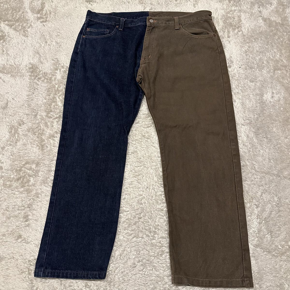 即決 [W30]美品 濃紺 児島ジーンズ ケブラー トリプルニー デニム 